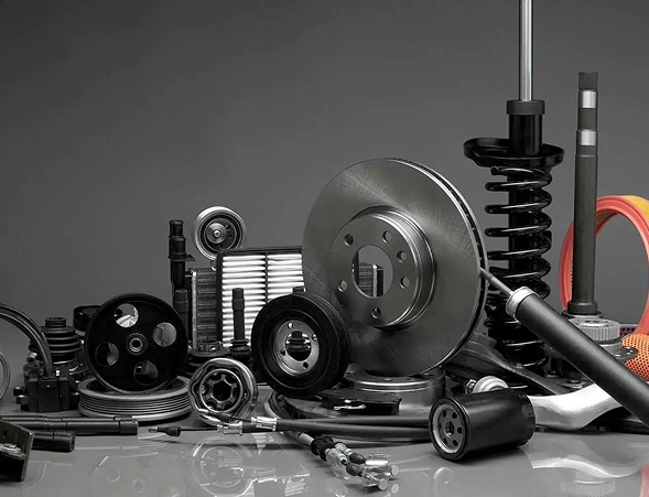 Pièces Détachées Automobile : Disque, Amortisseur et Filtre Sélection de pièces de rechange automobile : disque de frein, amortisseur, filtres et composants mécaniques variés.